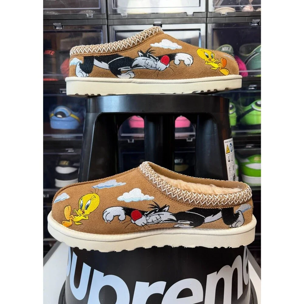 Palace x UGG Tasman Slipper Looney Tunes Size 10 Tasman